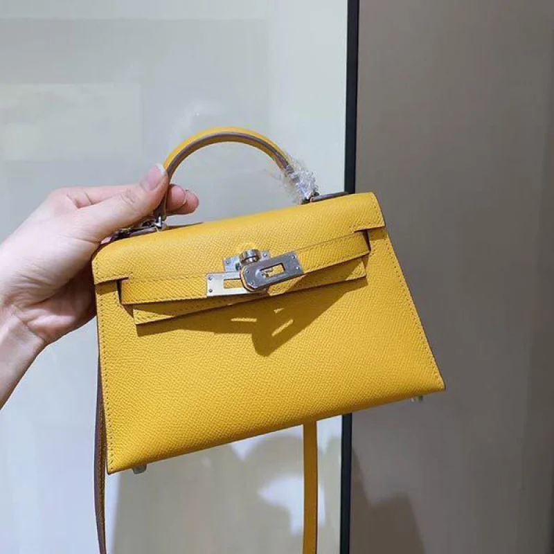 エルメス ケリーミニ2 カザック エプソン コピー シルバー金具 he19014