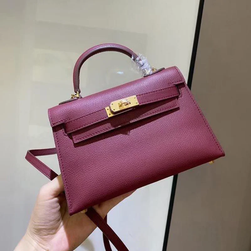 エルメス ケリーミニ2 カザック 偽物 エプソン シルバー金具he19018