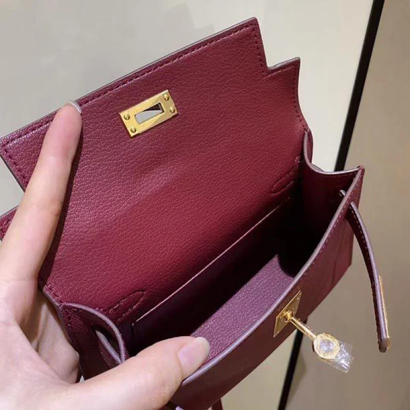 エルメス ケリーミニ2 カザック 偽物 エプソン シルバー金具he19018