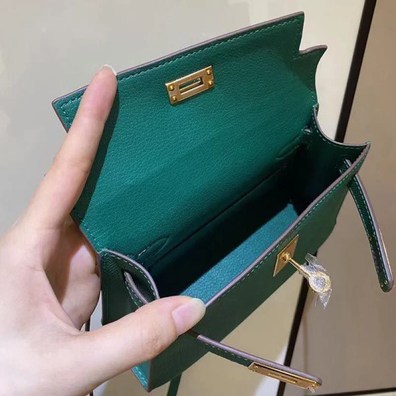 エルメス ケリーミニ2 カザック エプソン 偽物 シルバー金具 he19013