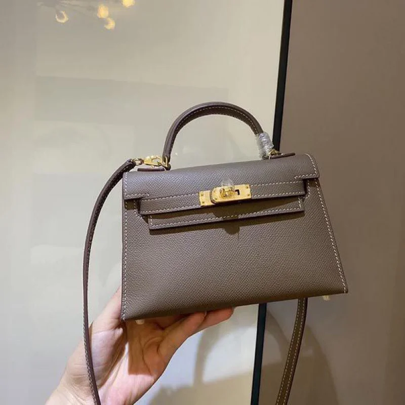 エルメス ケリーミニ2 カザック偽物 エプソン シルバー金具he1906