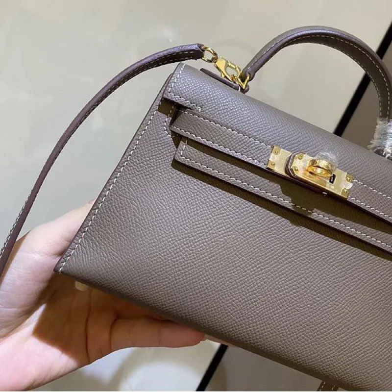 エルメス ケリーミニ2 カザック偽物 エプソン シルバー金具he1906