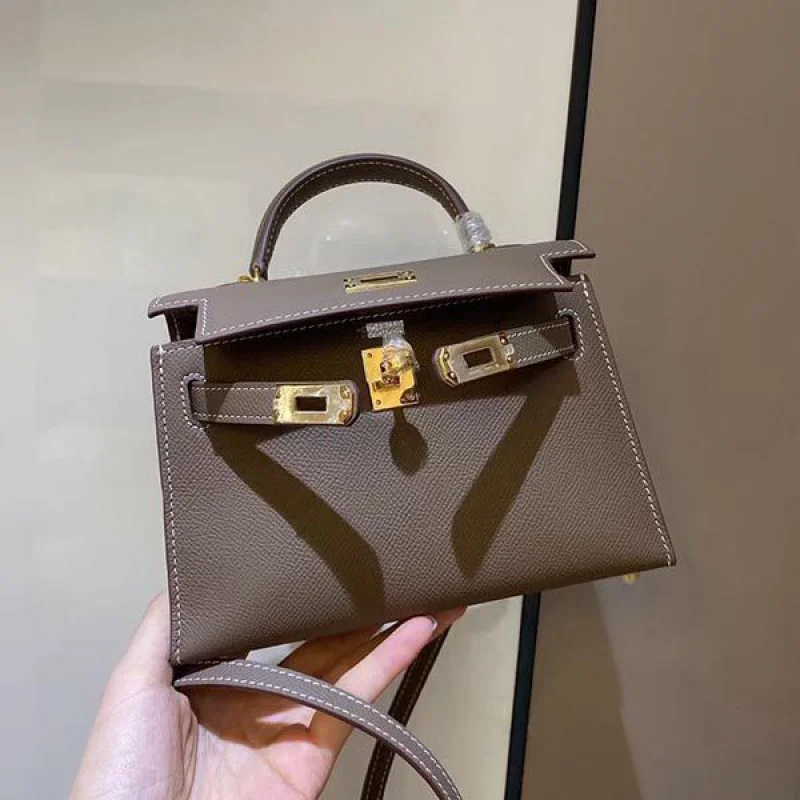 エルメス ケリーミニ2 カザック偽物 エプソン シルバー金具he1906