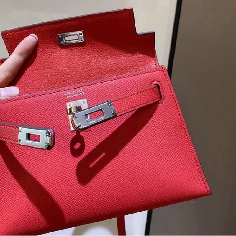 エルメス ケリーミニ2 カザック偽物 エプソン シルバー金具he1908