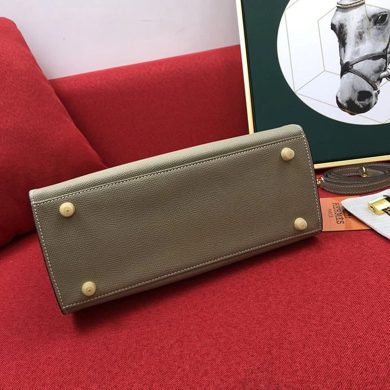 エルメス ケリー 28 偽物エトゥープ ハンドバッグhe26002