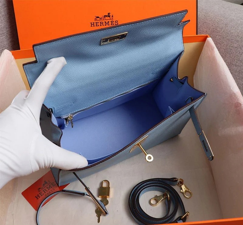 エルメス ケリー 28 エトゥープ ハンドバッグ偽物he26004