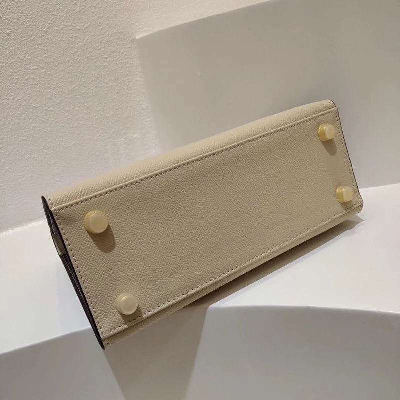 エルメス ケリー 偽物25cm 内縫 トゴ ゴールド金具he26009