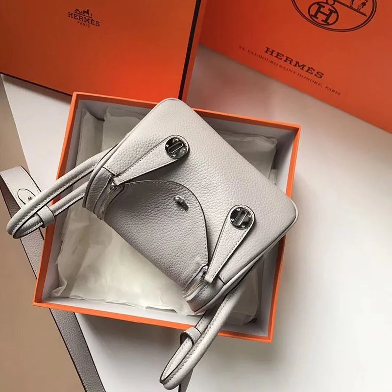 ☆超人気☆エルメス リンディ ミニ ヴェルソ偽物 スイフト シルバー金具he26038