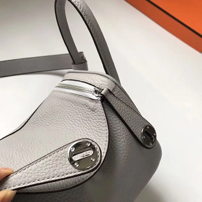 ☆超人気☆エルメス リンディ ミニ ヴェルソ偽物 スイフト シルバー金具he26038