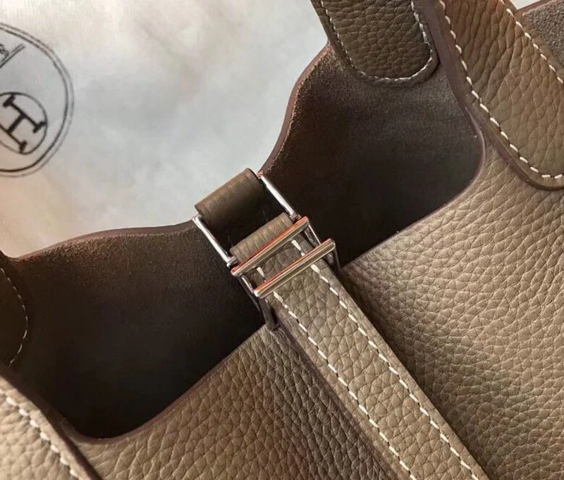 超入手困難エルメス ピコタンロック偽物 クレマンス シルバー金具he26044
