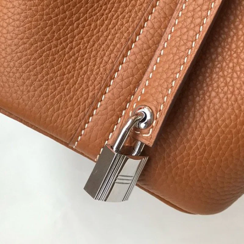 可愛いエルメス ピコタンロック 偽物 クレマンス シルバー金具he26045