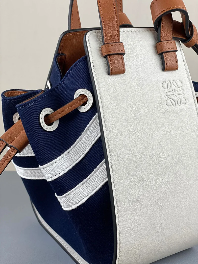 稀少ロエベ ハンモック 偽物 ドローストリング ショルダーバッグ lok40677