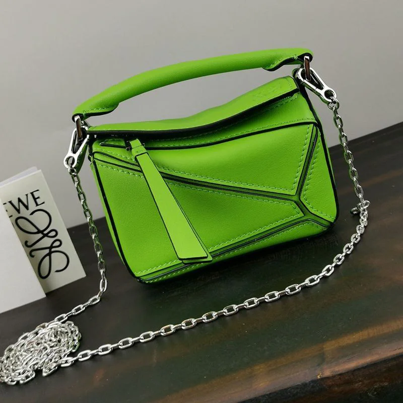 希少色ロエベ 偽物★クラシッパズルナノバッグ★Puzzle nano bag lol91019