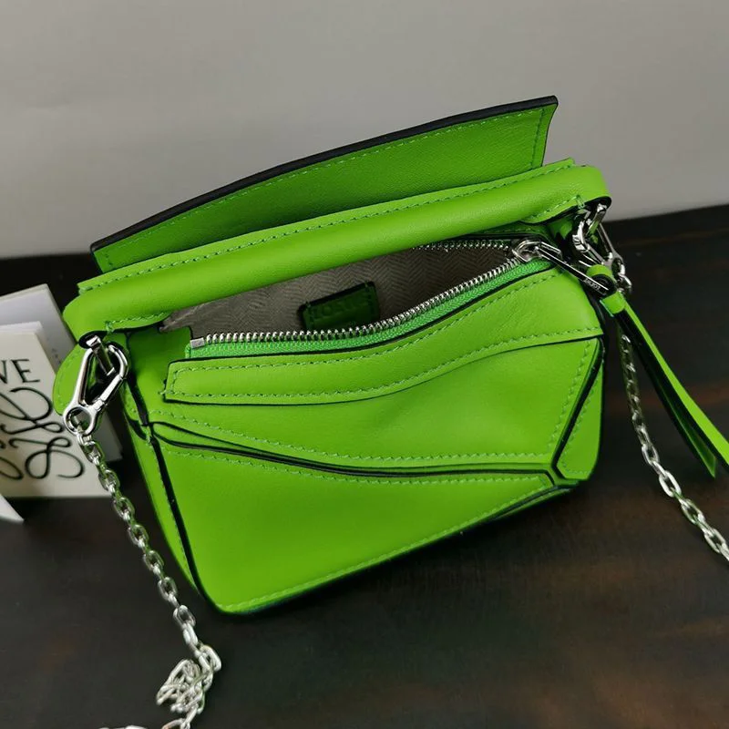 希少色ロエベ 偽物★クラシッパズルナノバッグ★Puzzle nano bag lol91019