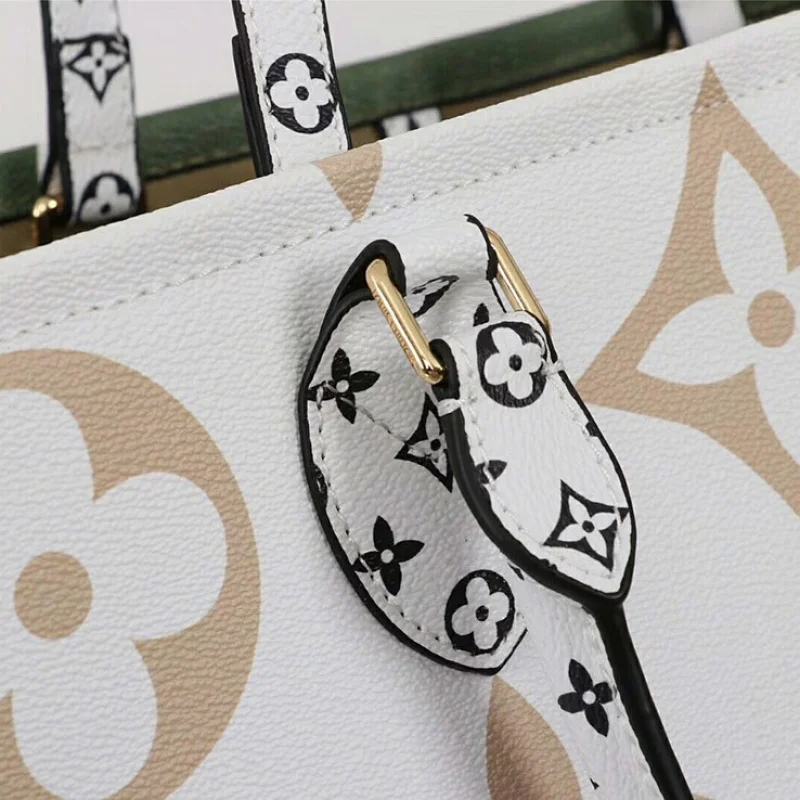 超限定 ルイヴィトン オンザゴー GM 偽物 トートバッグ クレーム vuc31351