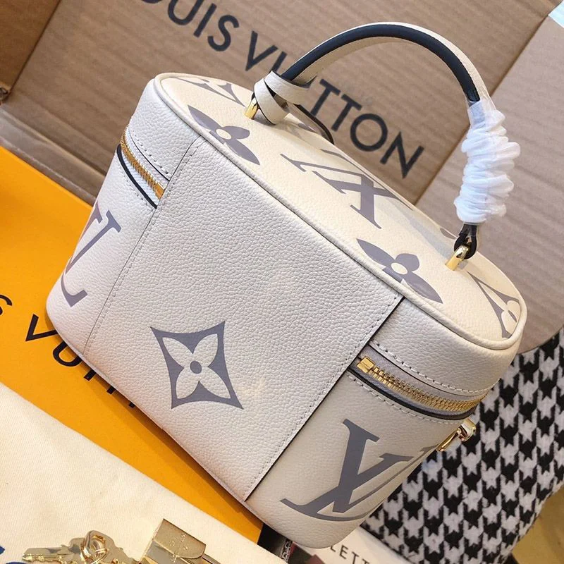 ♡白が上品で可愛い♡ルイヴィトン バッグ バニティ偽物PM M45599