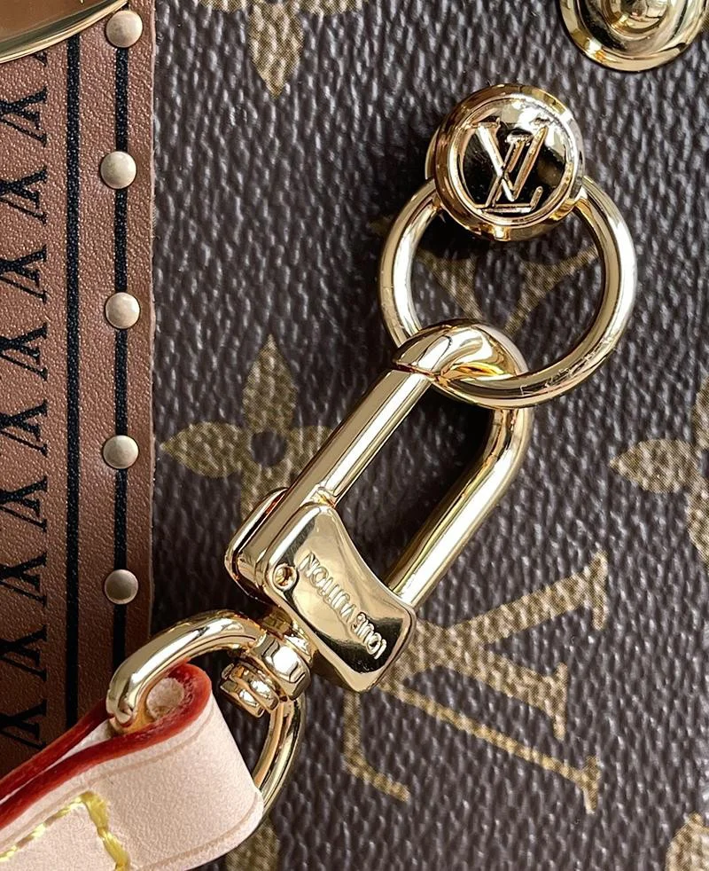 21-22AWルイヴィトン VALISETTE TRESOR ハンドバッグ 偽物 ハードケース M45673