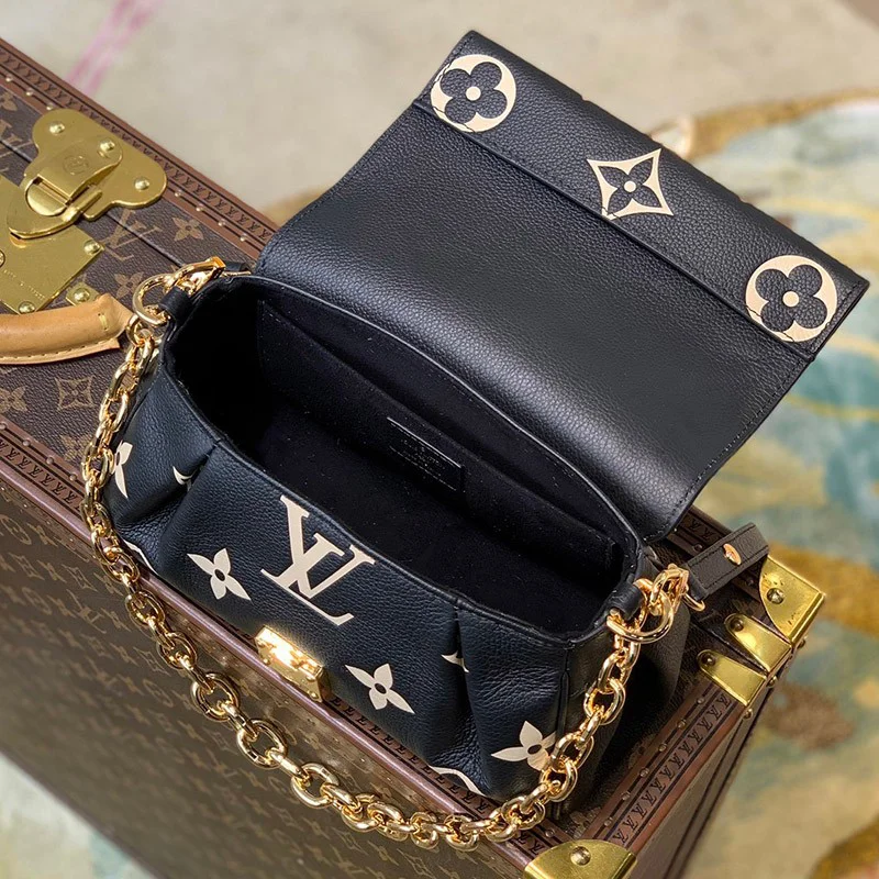 【関税込】ルイヴィトン コピー フェイボリットショルダーバック 黑 モノグラム M45859
