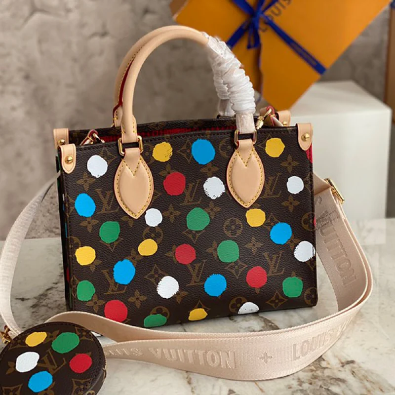 ルイヴィトン × 草間彌生 LV × YK コピー オンザゴー PM M46380