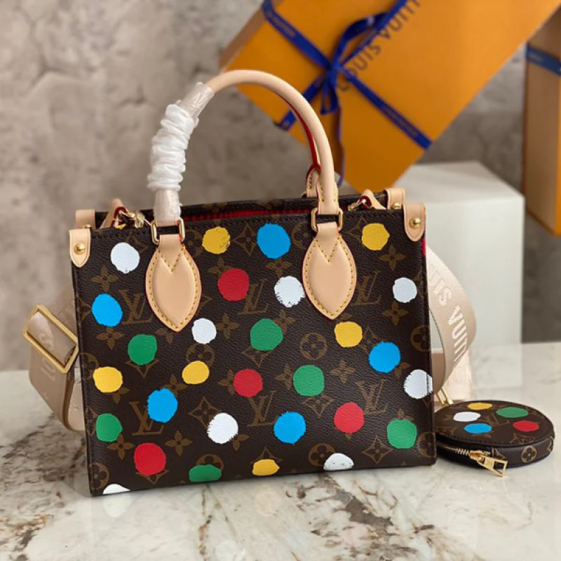 ルイヴィトン × 草間彌生 LV × YK コピー オンザゴー PM M46380