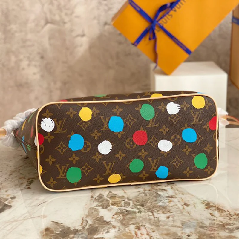 高品質 ルイヴィトン × 草間彌生 コピー LV × YK ネヴァーフル MM M46381