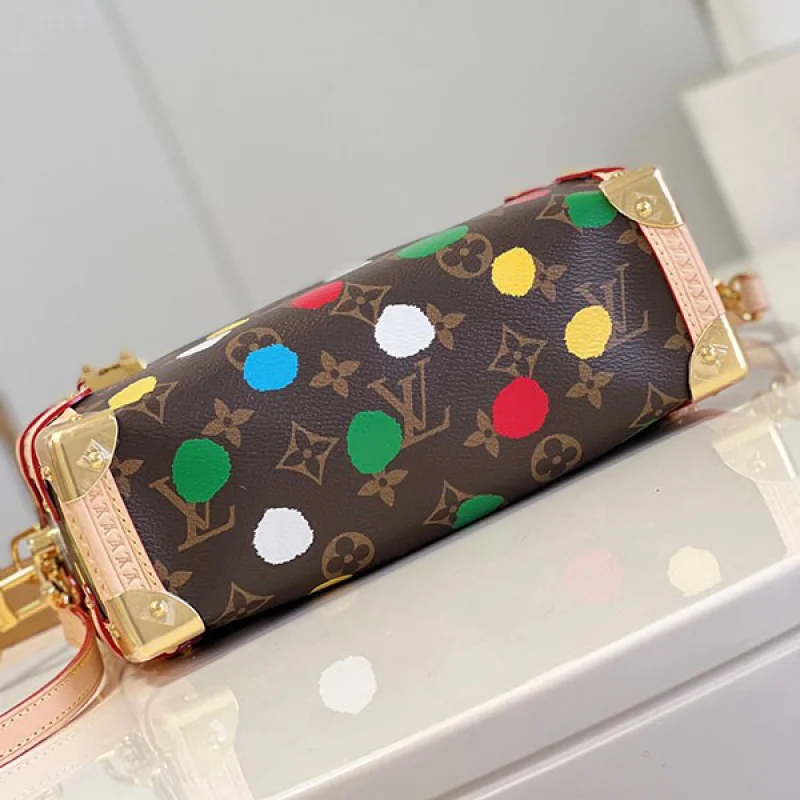 【草間彌生コラボ】LV サイドトランク ハンドバッグ コピー M46396