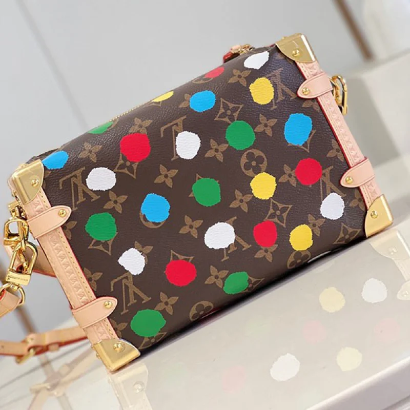 【草間彌生コラボ】LV サイドトランク ハンドバッグ コピー M46396