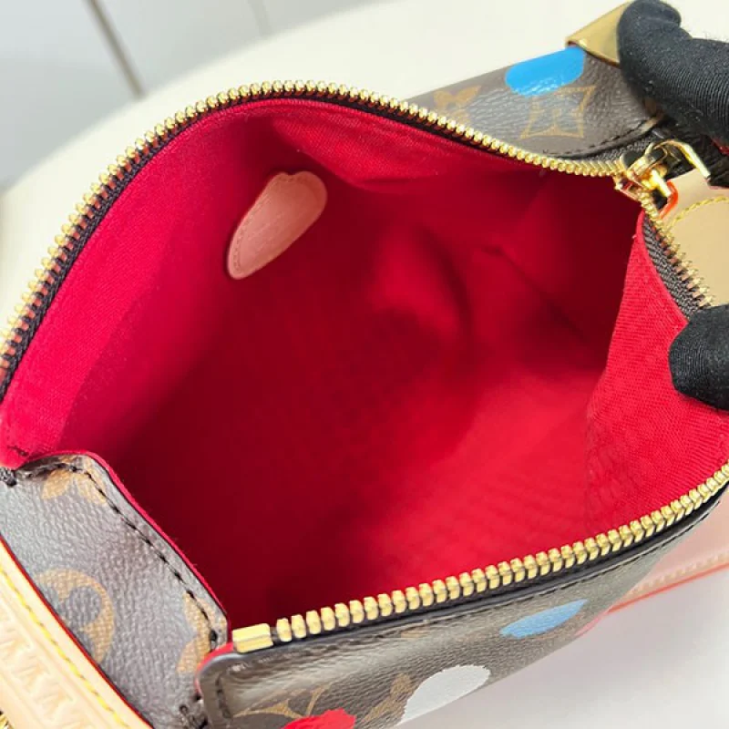 【草間彌生コラボ】LV サイドトランク ハンドバッグ コピー M46396