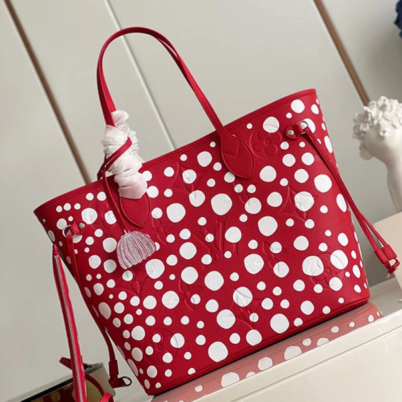 ルイヴィトン × 草間彌生 コピー LV × YK ネヴァーフル MM M46422