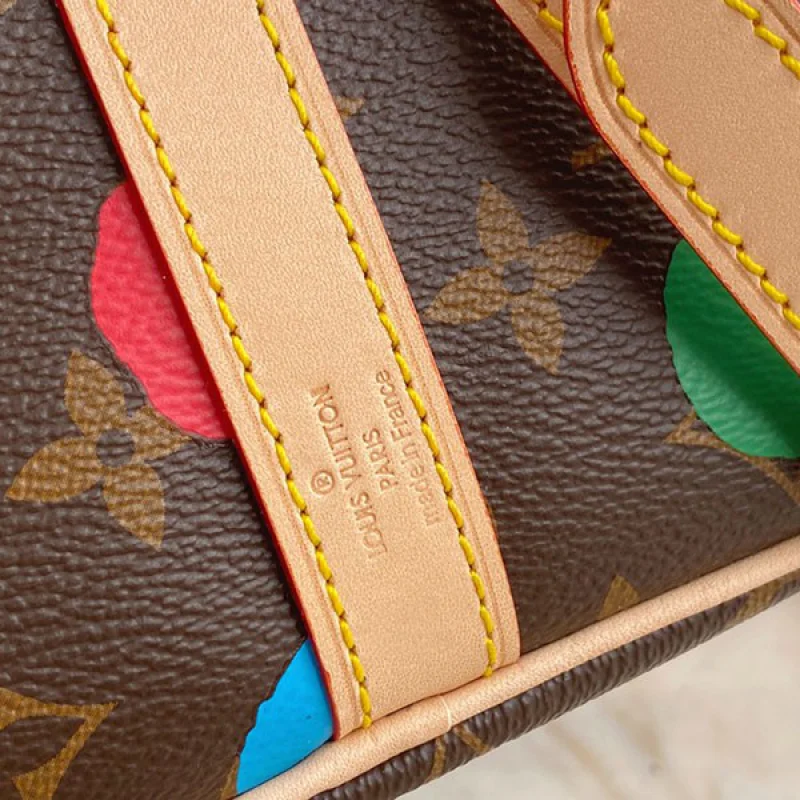 ルイヴィトン × 草間彌生 LV × YK 偽物 スピーディ・バンドリエール 25 M46433