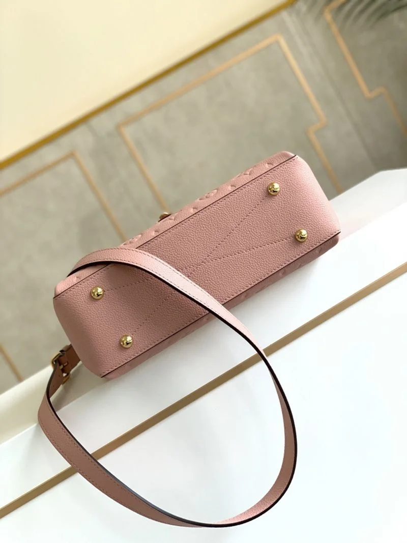 欲しい♡超限定♪ルイヴィトン ジョルジュ BB コピー バッグ★2way モノグラム グレインレザー ショルダーバッグ♪ローズプードル M53942
