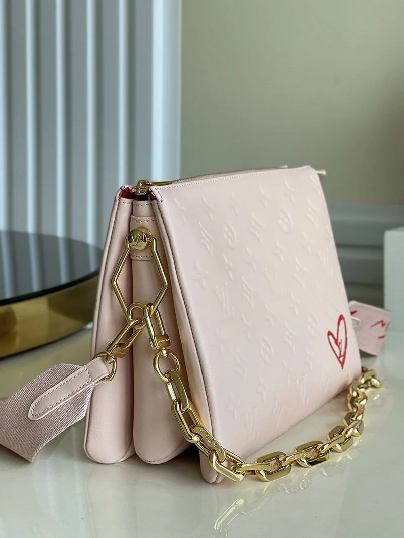 ♡淡いピンクが可愛い♡ルイヴィトンショルダーバッグ M58739