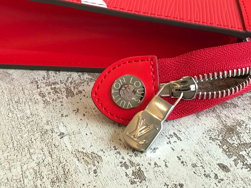 関税なし ルイヴィトン × シュプリーム コピー Pochette Jour GM クラッチバッグ 赤 M66888