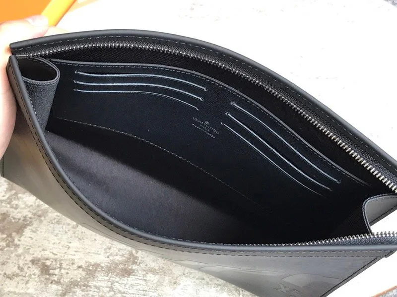 完売必至 シュプリーム × ルイヴィトン コピー z Pochette Jour GM クラッチバッグ BLACK M66889