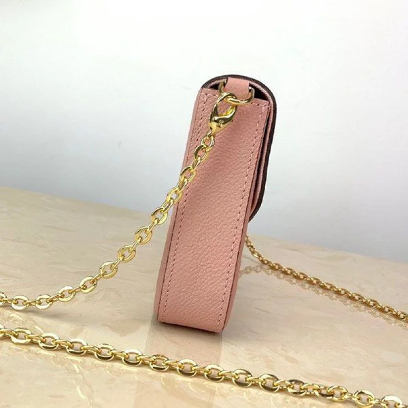 可愛い ルイヴィトン 財布 コピー ミニバッグ モノグラム アンプラント ポシェット フェリシー ピンク お財布 M67856