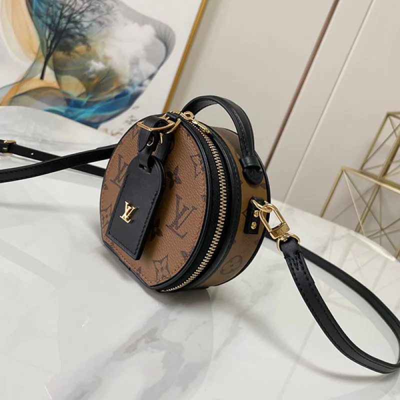 【大人気★】ミニボワットシャポー コピー ルイヴィトン 丸型ミニバッグ 2WAY M68276