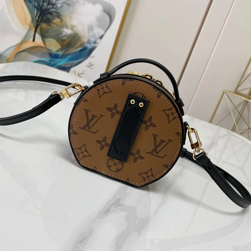 【大人気★】ミニボワットシャポー コピー ルイヴィトン 丸型ミニバッグ 2WAY M68276