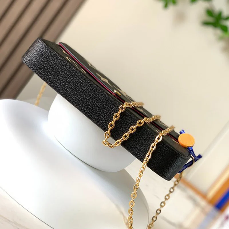 最新ルイヴィトン ショルダーバッグ コピー モノグラム アンプラント ポシェットフェリシー ミニバッグ M80482