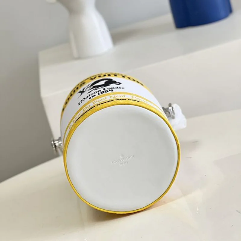 送料込ルイヴィトン ペイントカン ペンキ缶風ハンドバッグ 偽物 2色 M81591