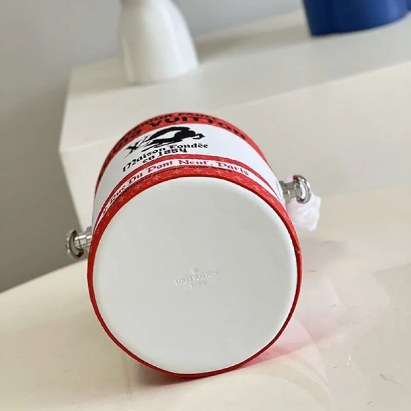 送料込ルイヴィトン ペイントカン ペンキ缶風ハンドバッグ 偽物 2色 M81591
