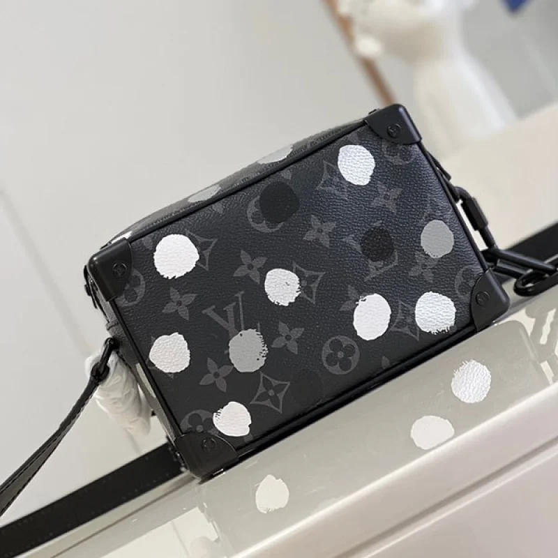 ルイヴィトン × 草間彌生 偽物 LV × YK ミニ･ソフトトランク M81936