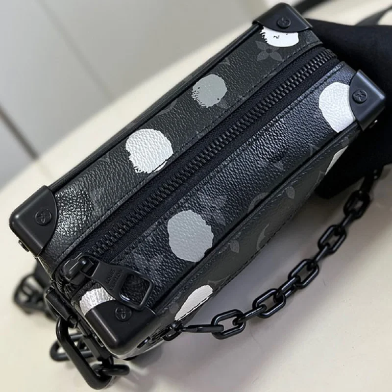 ルイヴィトン × 草間彌生 偽物 LV × YK ミニ･ソフトトランク M81936