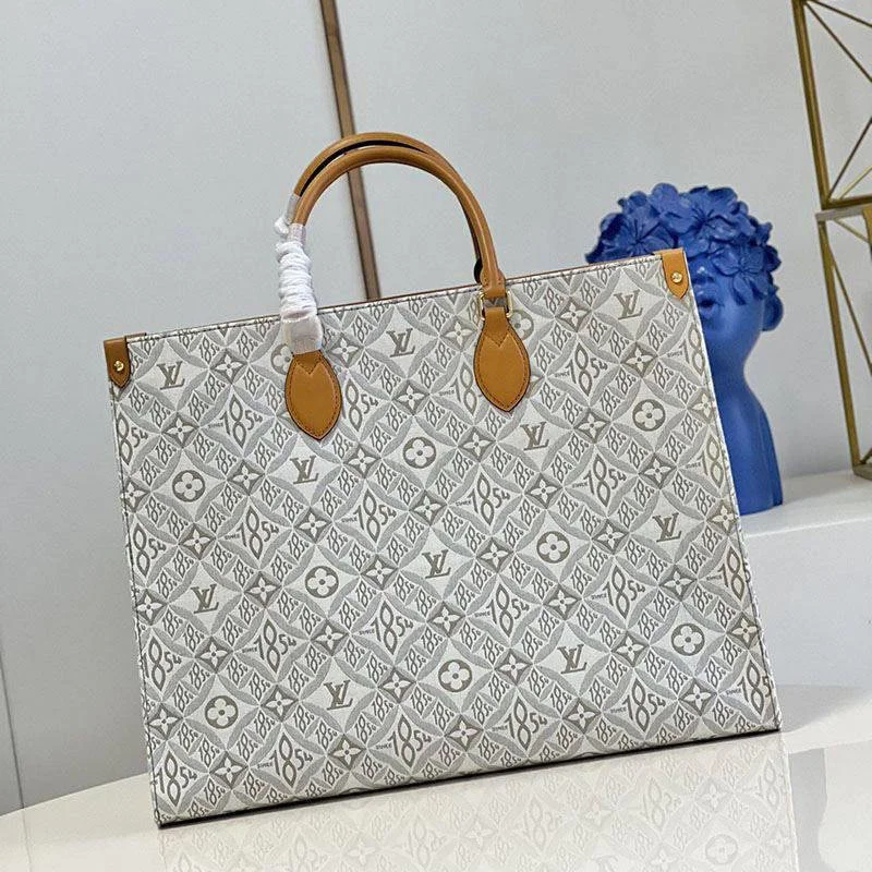 22春夏 ルイヴィトン オンザゴー 偽物 バッグ デニム ブルー カバン vun56873