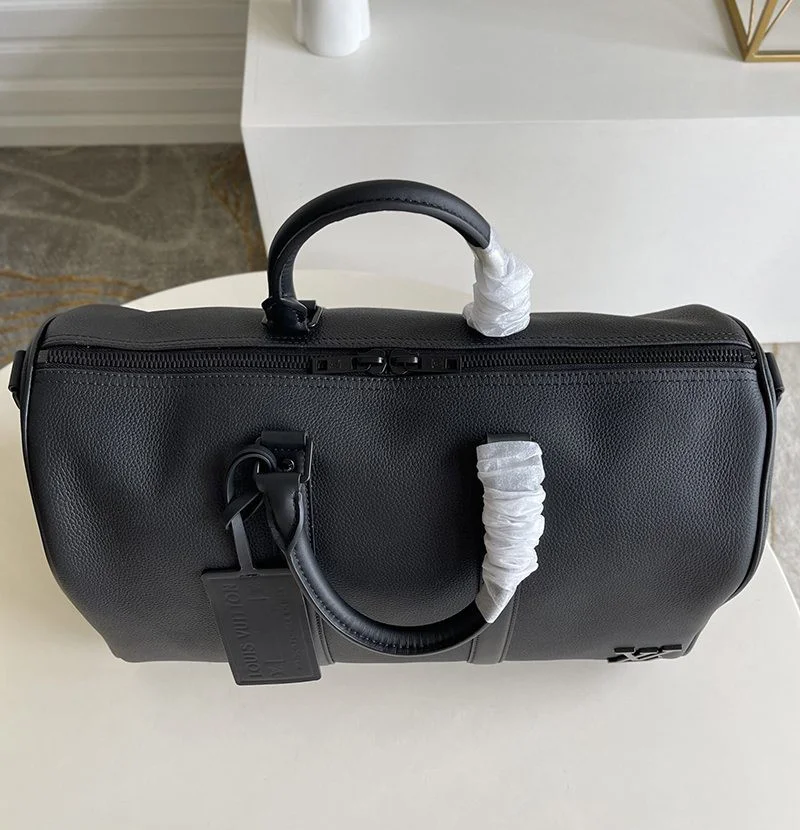 《大人気》ルイヴィトン キーポル ボストンバッグ 黒 旅行に M57088