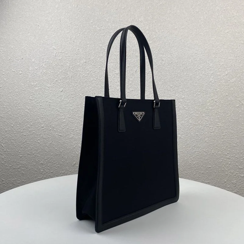 超希少!プラダ ナイロン コピー&レザー ショッピングバッグ 新作 1BG363