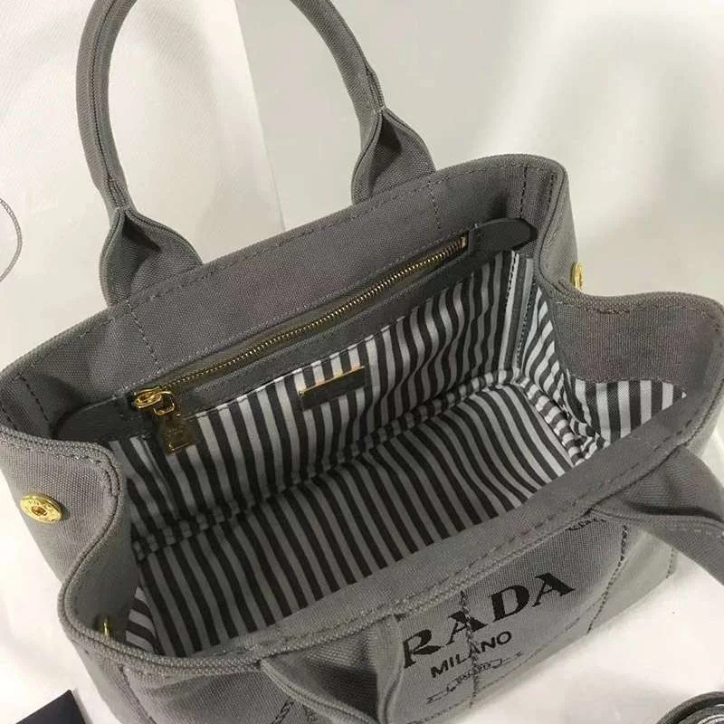 [プラダ] カナパ x レザー トートバッグコピー / ショッピングバッグ 【追跡付】 puj76372