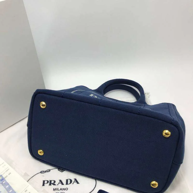[プラダ] カナパ x レザー トートバッグ 偽物 / ショッピングバッグ puw75591