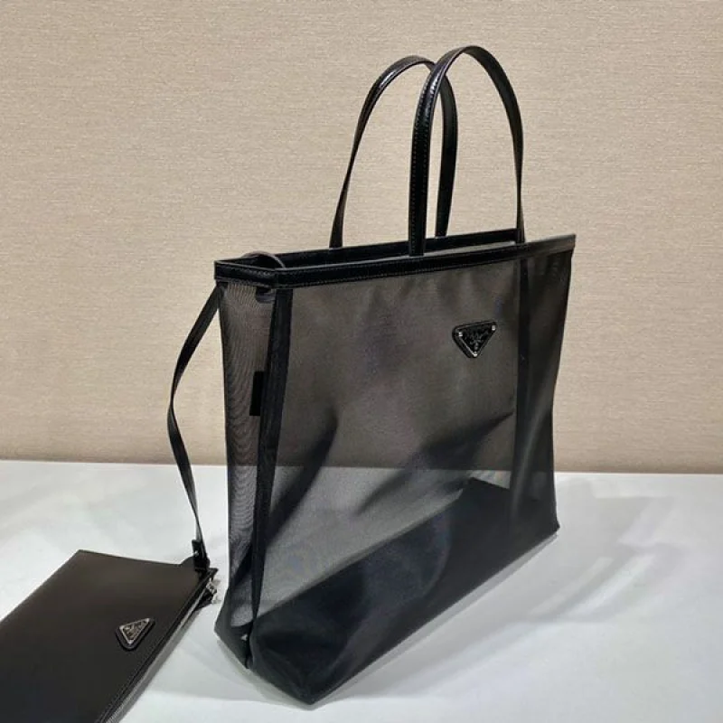 人気急上昇 プラダ スパンコール メッシュ トートバッグ コピー pug53464