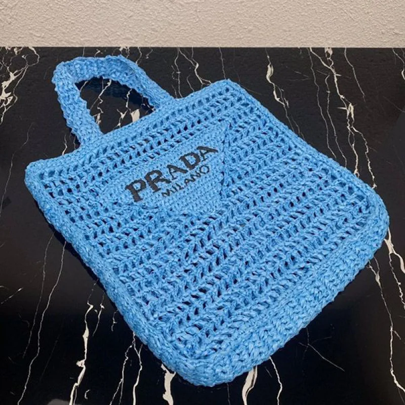 21-22AWプラダ ラフィア トートバッグ スーパーコピー pui84257