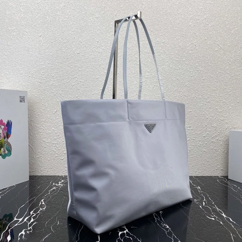 春もの新作【プラダ】Re Nylon サフィアーノレザー トートバッグ コピー put47663